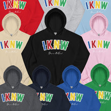 Load image into Gallery viewer, I.K.N.W. Retro Unisex Hoodie (Select Your Color)
