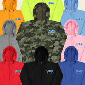 I.K.N.W. Embroidered Retro Champion Windbreaker (Select Your Color)