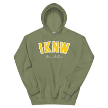 Load image into Gallery viewer, I.K.N.W. Retro Unisex Hoodie (Gold Color way)
