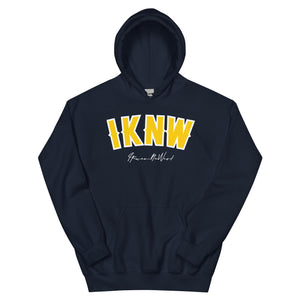 I.K.N.W. Retro Unisex Hoodie (Gold Color way)