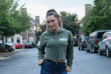 Load image into Gallery viewer, I.K.N.W. Embroidered Crop Hoodie (Select Your Color)
