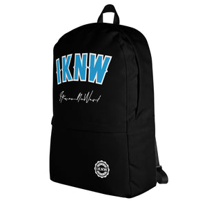 I.K.N.W. Black Retro Backpack