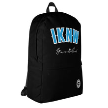 Load image into Gallery viewer, I.K.N.W. Black Retro Backpack
