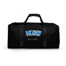 Load image into Gallery viewer, I.K.N.W. Black Retro Duffle Bag
