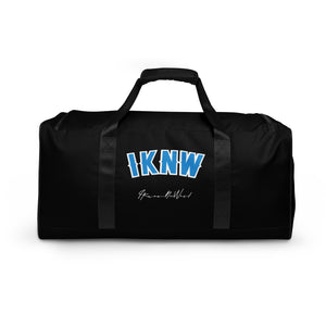 I.K.N.W. Black Retro Duffle Bag