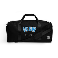 Load image into Gallery viewer, I.K.N.W. Black Retro Duffle Bag
