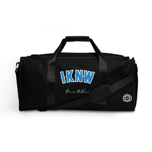 I.K.N.W. Black Retro Duffle Bag