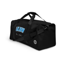 Load image into Gallery viewer, I.K.N.W. Black Retro Duffle Bag
