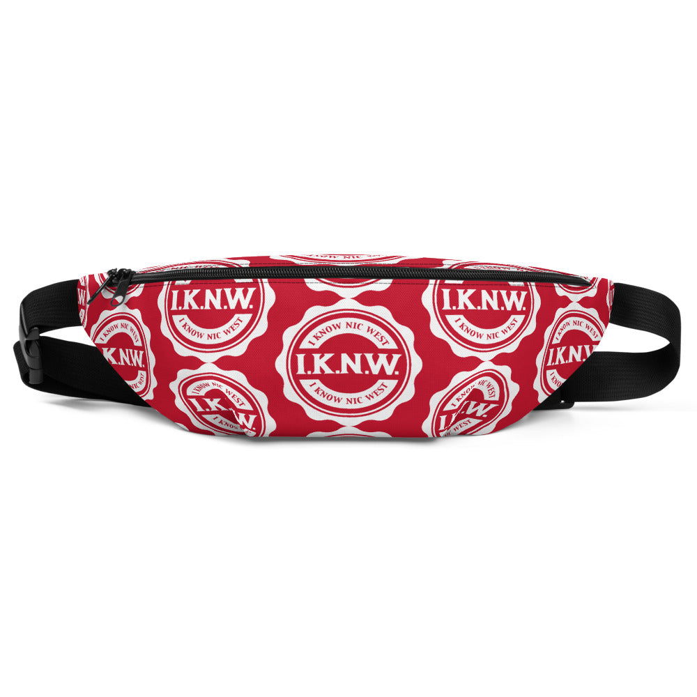 Red I.K.N.W. Fanny Pack