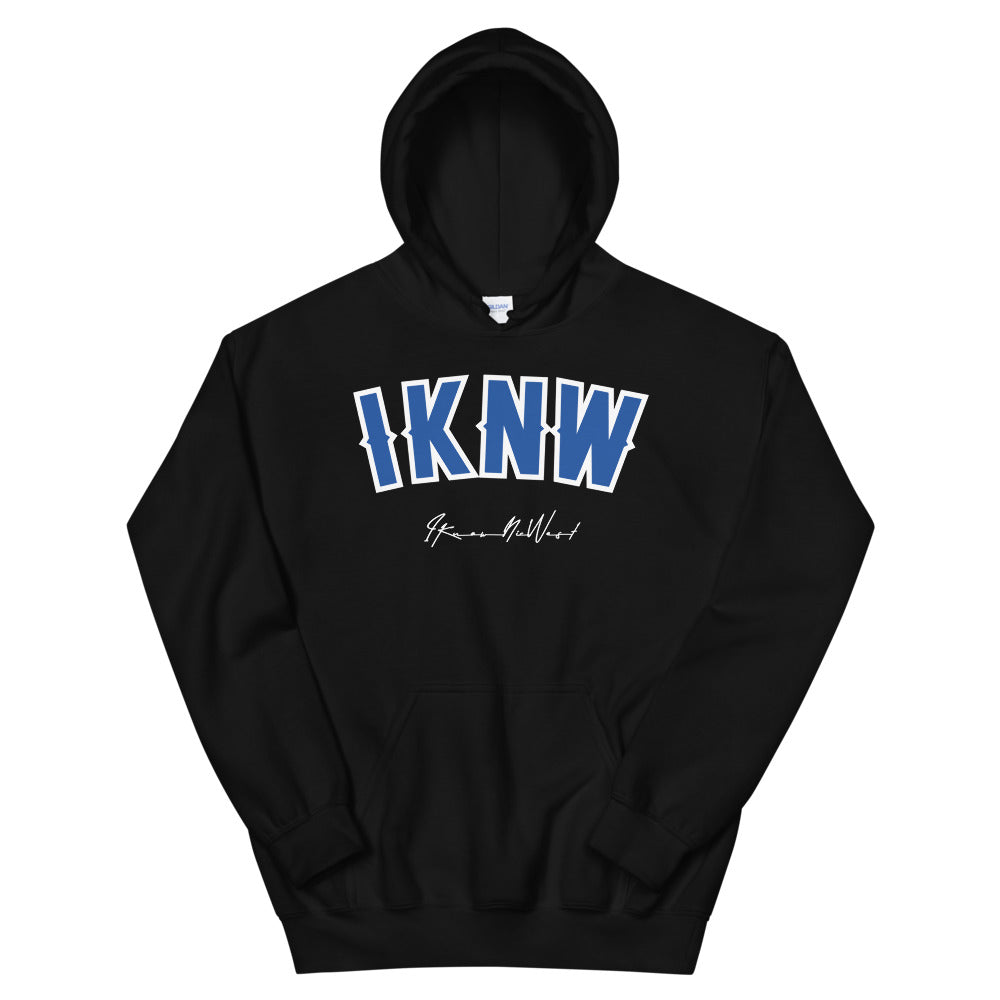 I.K.N.W. Retro Unisex Hoodie (Royal Colorway)