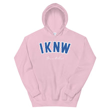 Load image into Gallery viewer, I.K.N.W. Retro Unisex Hoodie (Royal Colorway)
