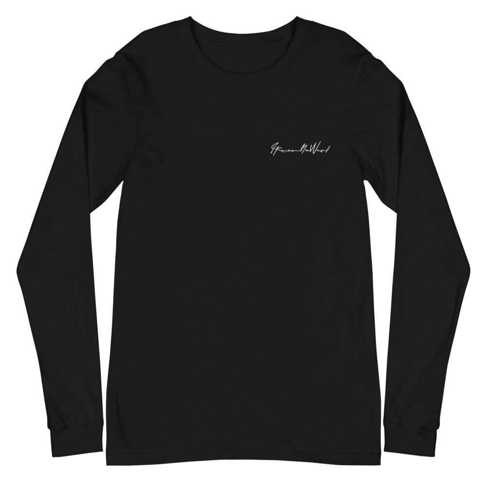 Embroidered I.K.N.W. Lifestyle Long Sleeve Tee