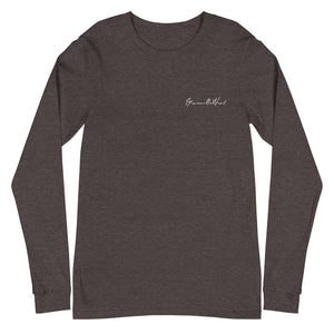 Embroidered I.K.N.W. Lifestyle Long Sleeve Tee