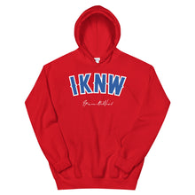 Load image into Gallery viewer, I.K.N.W. Retro Unisex Hoodie (Royal Colorway)
